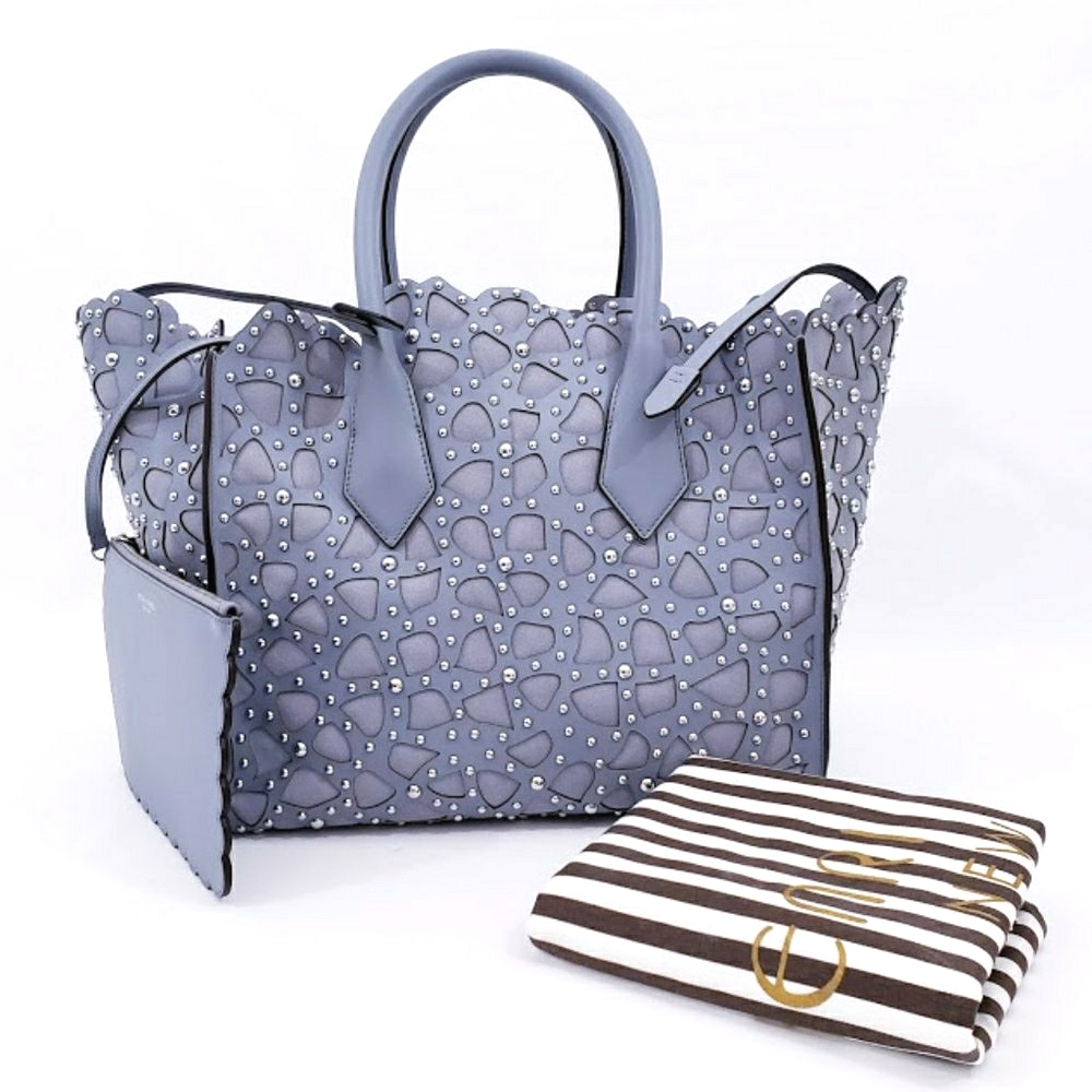HENRI BENDEL RIVINGTON XL STUDDED TOTE SATCHEL